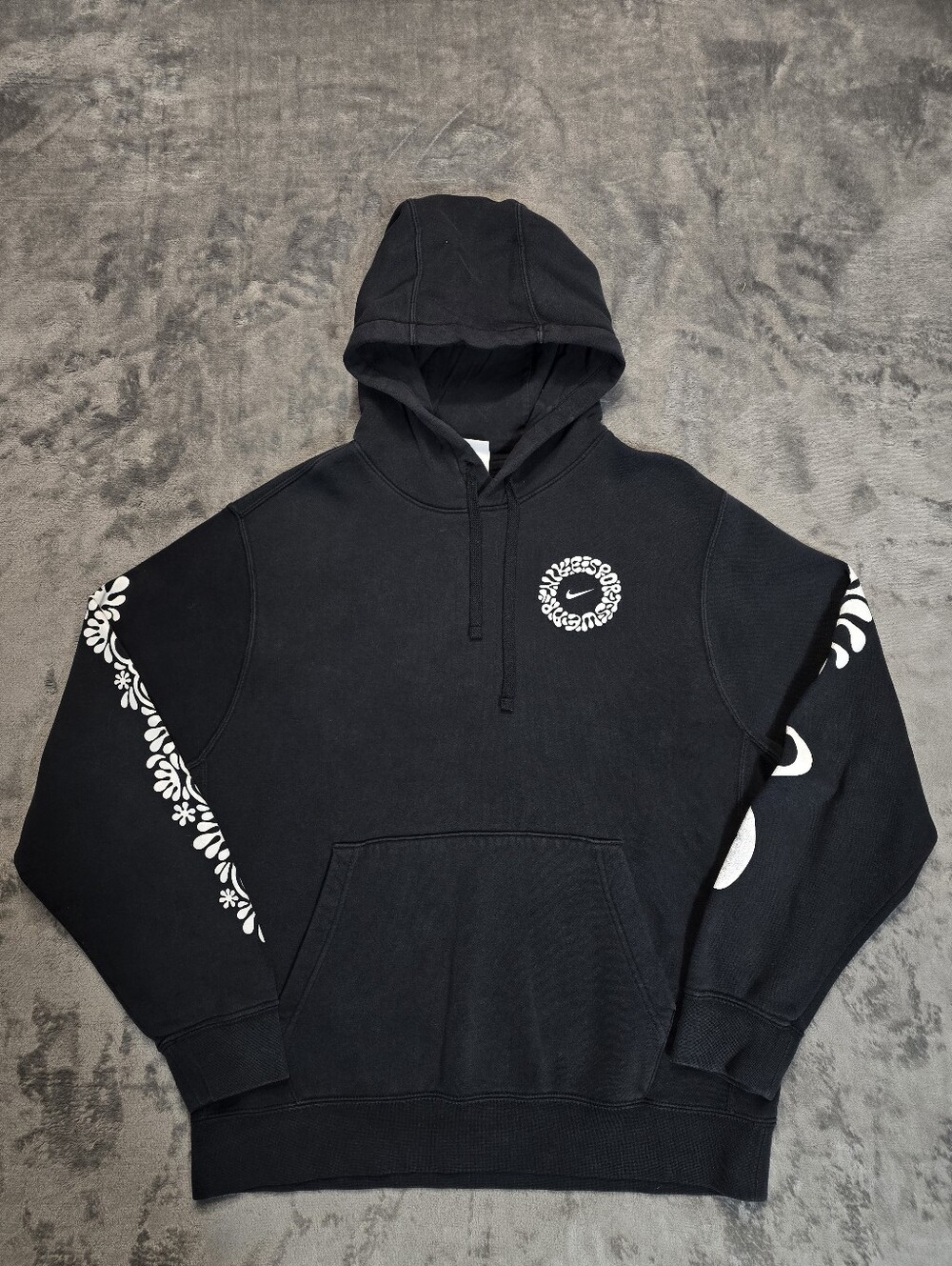 Nike Air Black Graphic Hoodie Size Large